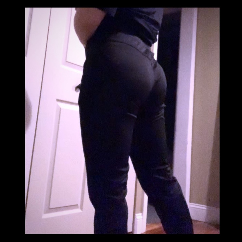 High rise joggers-Squat Wolf